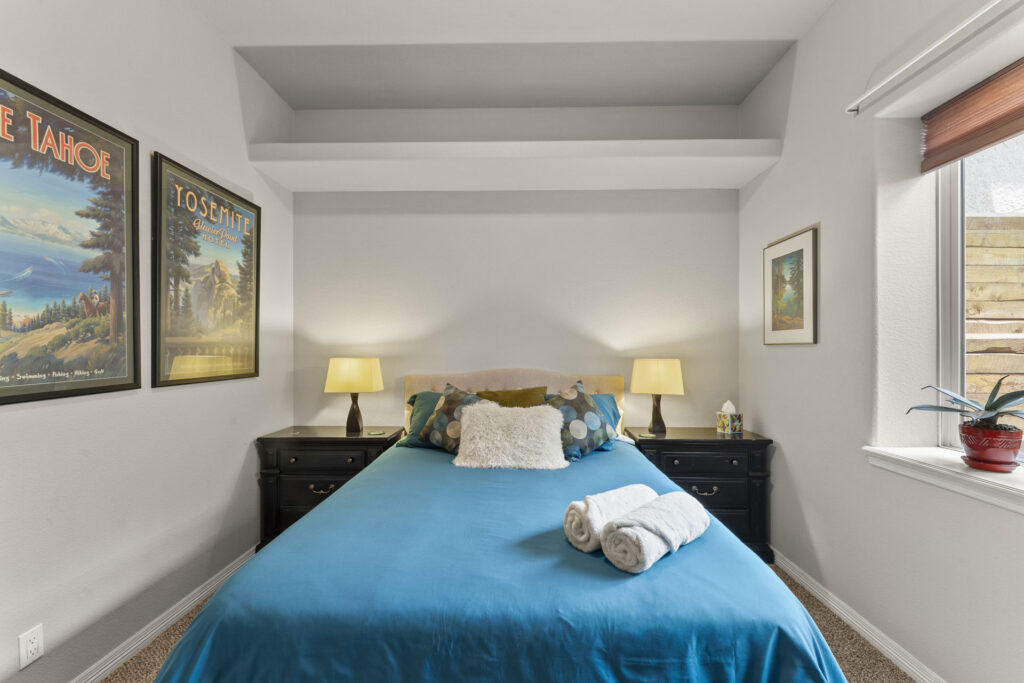 Real Estate photography of a bedroom in a Colorado Springs Home