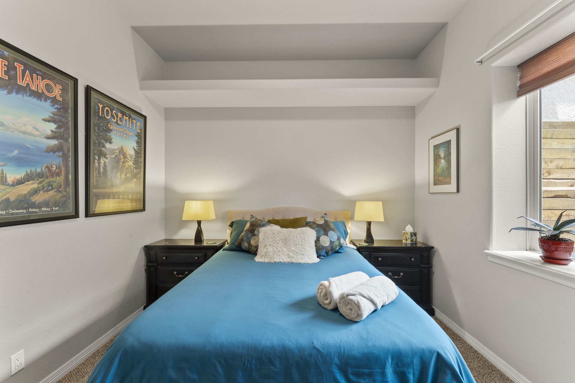 Real Estate photography of a bedroom in a Colorado Springs Home