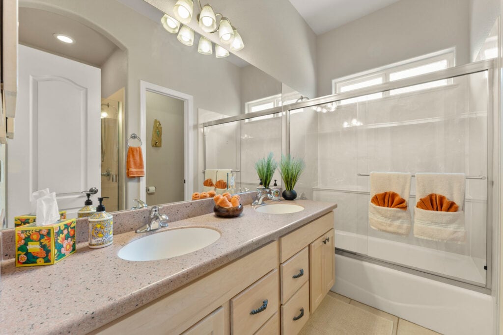 Real Estate photography of a bathroom