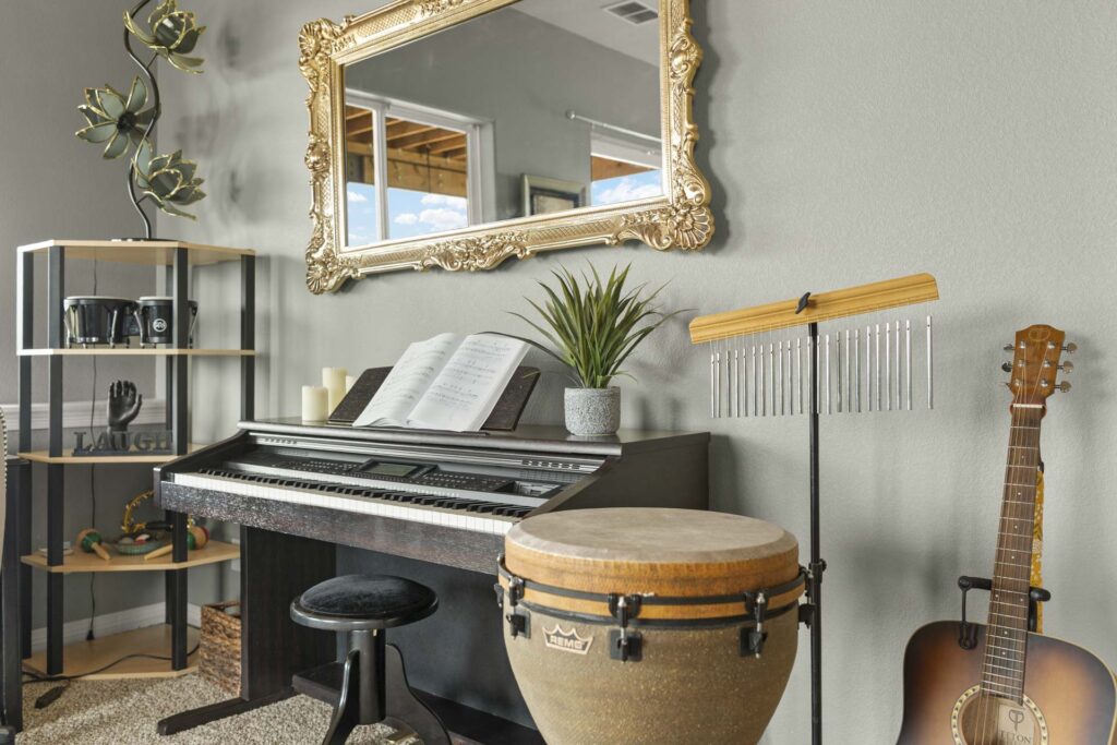 Musical Instruments at an Airbnb in Colorado Springs